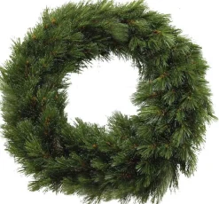 Triumph Tree - Forest Frosted Krans Groen Tips 320 - D90Cm - Kerstbomen Sale