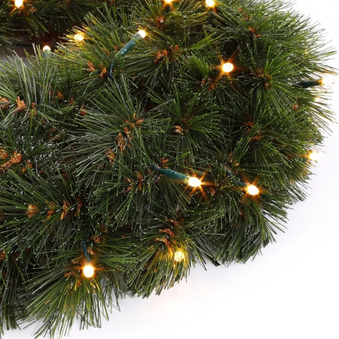 Triumph Tree Forest Frosted Kerstkrans Met Led Verlichting - O45 Cm - Groen Cheap