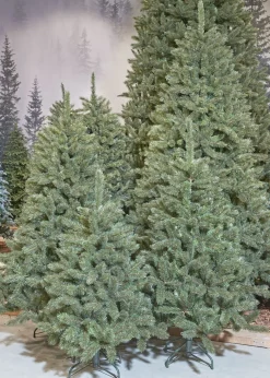 Triumph Tree Kunstkerstbomen^ Forest Frosted Kunstkerstboom - H155 X O119 Cm - Groen