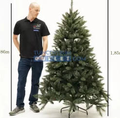 Triumph Tree Kunstkerstbomen^ - Kerstboom Forest Frosted H185D130 Newgrowth Blue Tips 942