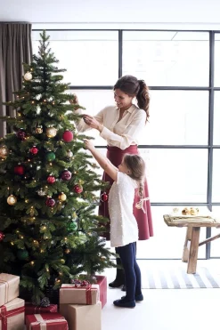 Triumph Tree Kunstkerstbomen^ - Kerstboom Forest Frosted H185D130 Newgrowth Blue Tips 942