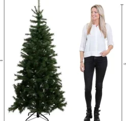 Triumph Tree Kunstkerstbomen^ - Kerstboom Forest Frosted H185D130 Newgrowth Blue Tips 942