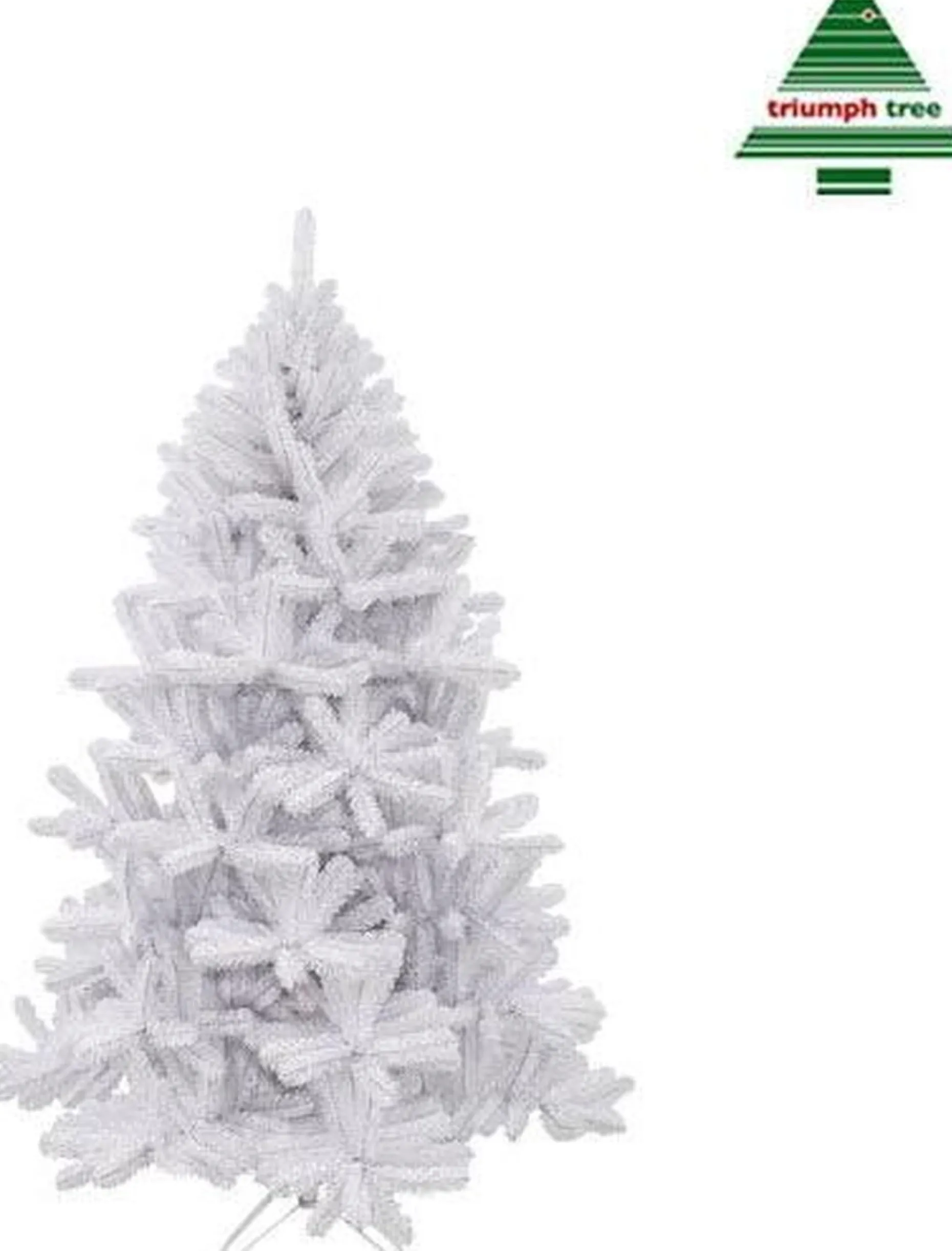 Triumph Tree Kunstkerstbomen^ - Kerstboom Icelandic Irisdescent H185D119 Wit Tips 611
