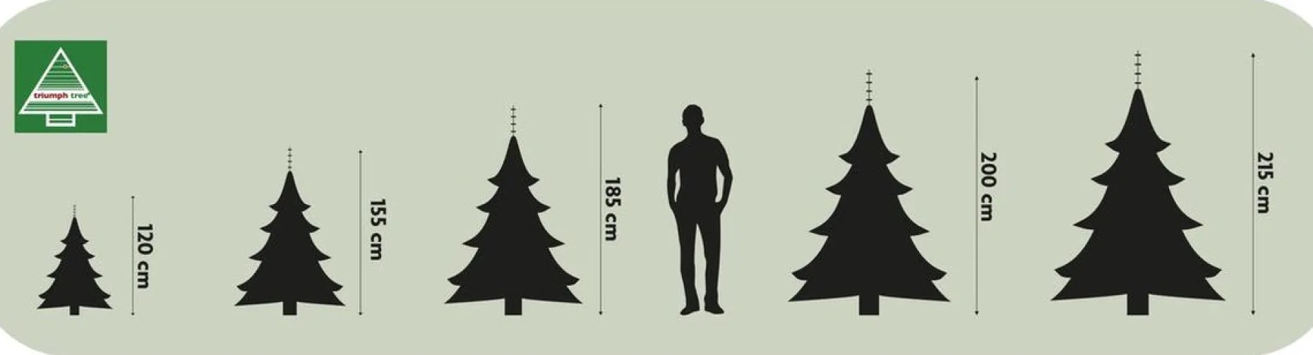 Triumph Tree Kunstkerstbomen^ - Kunstkerstboom - Forest Frosted Slim - Groen - 230Cm 230 Cm