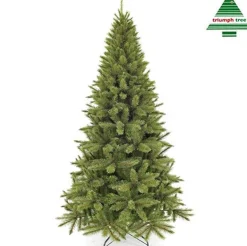 Triumph Tree Kunstkerstbomen^ - Kunstkerstboom - Forest Frosted Slim - Groen - 230Cm 230 Cm