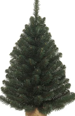 Triumph Tree Kunstkerstbomen^ Kunstkerstboom Met Jute Alpine Maat In Cm: 90 X 66 Groen - Groen