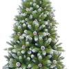 Triumph Tree Kunstkerstbomen^ Kunstkerstboom Empress Spruce Met Dennenappels Maat In Cm: 120 X 76 Besneeuwd - Besneeuwd
