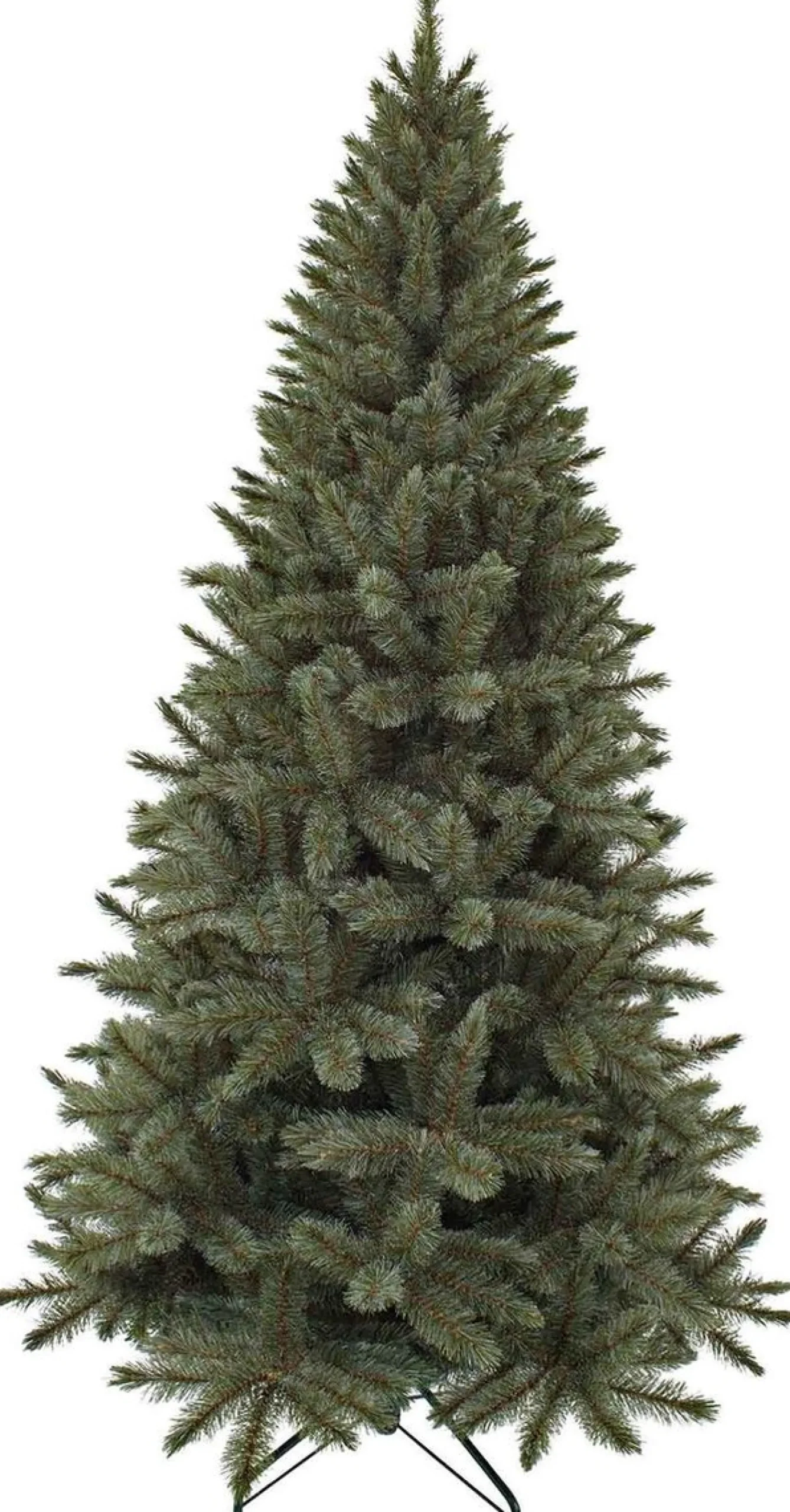 Triumph Tree Kunstkerstbomen^ - Kunstkerstboom - Slim Forest Frosted - Blauw - 155Cm