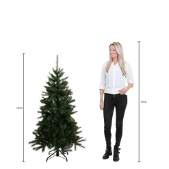 Triumph Tree Kunstkerstbomen^ - Kunstkerstboom - Slim Forest Frosted - Blauw - 155Cm