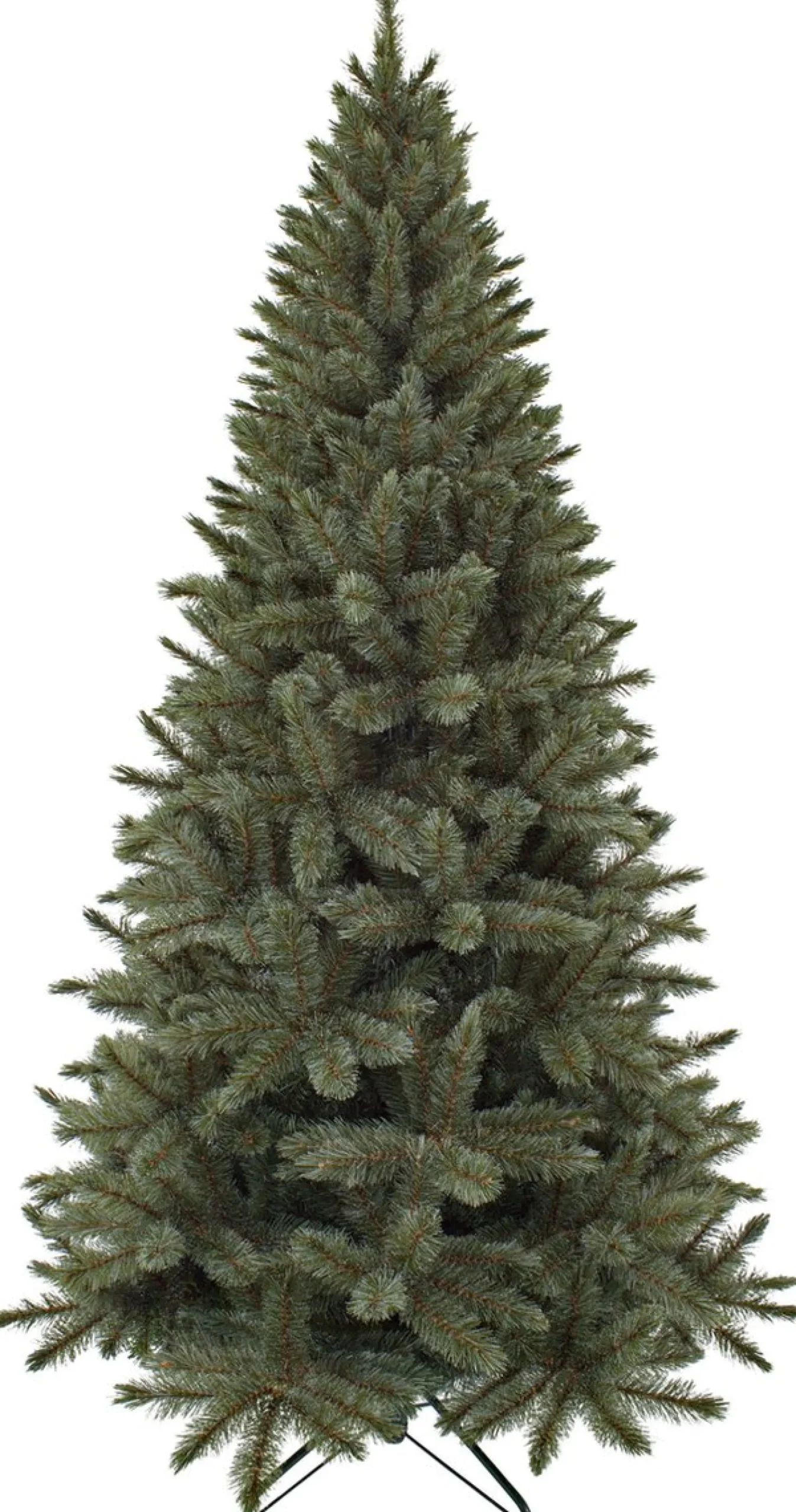 Triumph Tree Kunstkerstbomen^ - Kunstkerstboom - Slim Forest Frosted - Blauw - 155Cm