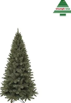 Triumph Tree Kunstkerstbomen^ - Kunstkerstboom - Slim Forest Frosted - Blauw - 155Cm