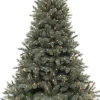 Triumph Tree Kunstkerstbomen^ Led Forest Frosted Kunstkerstboom - 215 X 140 - Newgrowth Blue - 304 Lampjes Warmwit Led
