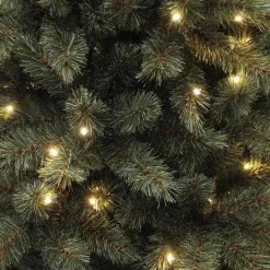 Triumph Tree Kunstkerstbomen^ Led Forest Frosted Kunstkerstboom - 215 X 140 - Newgrowth Blue - 304 Lampjes Warmwit Led