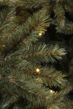 Triumph Tree Kunstkerstbomen^ Led Forest Frosted Kunstkerstboom - 215 X 140 - Newgrowth Blue - 304 Lampjes Warmwit Led