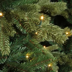 Triumph Tree Kunstkerstbomen^ Sherwood Deluxe Kunstkerstboom Met Led Verlichting - H120 X O94 Cm - Groen