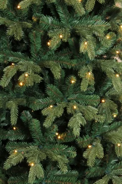 Triumph Tree Kunstkerstbomen^ Sherwood Kunstkerstboom Slim Met Led Verlichting - H185 X O107 Cm - Groen
