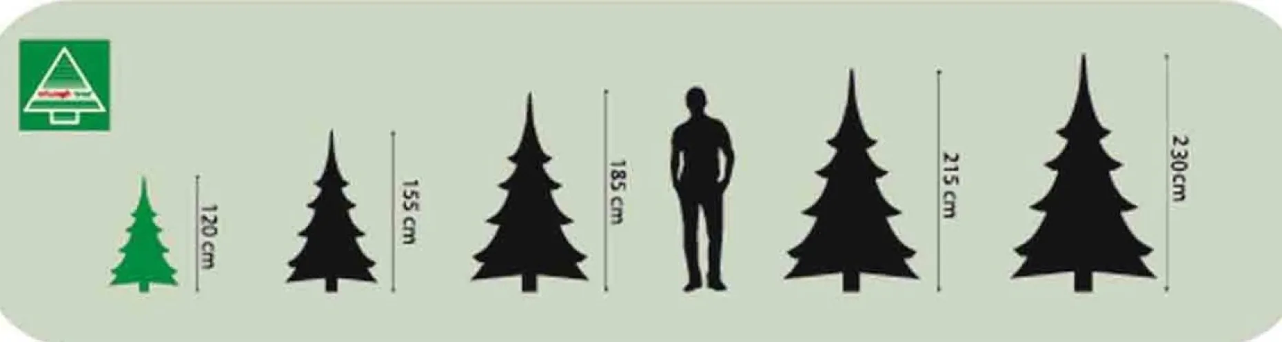 Triumph Tree Kunstkerstbomen^ Tuscan Kunstkerstboom - H120 X O81 Cm - Groen 120 Cm