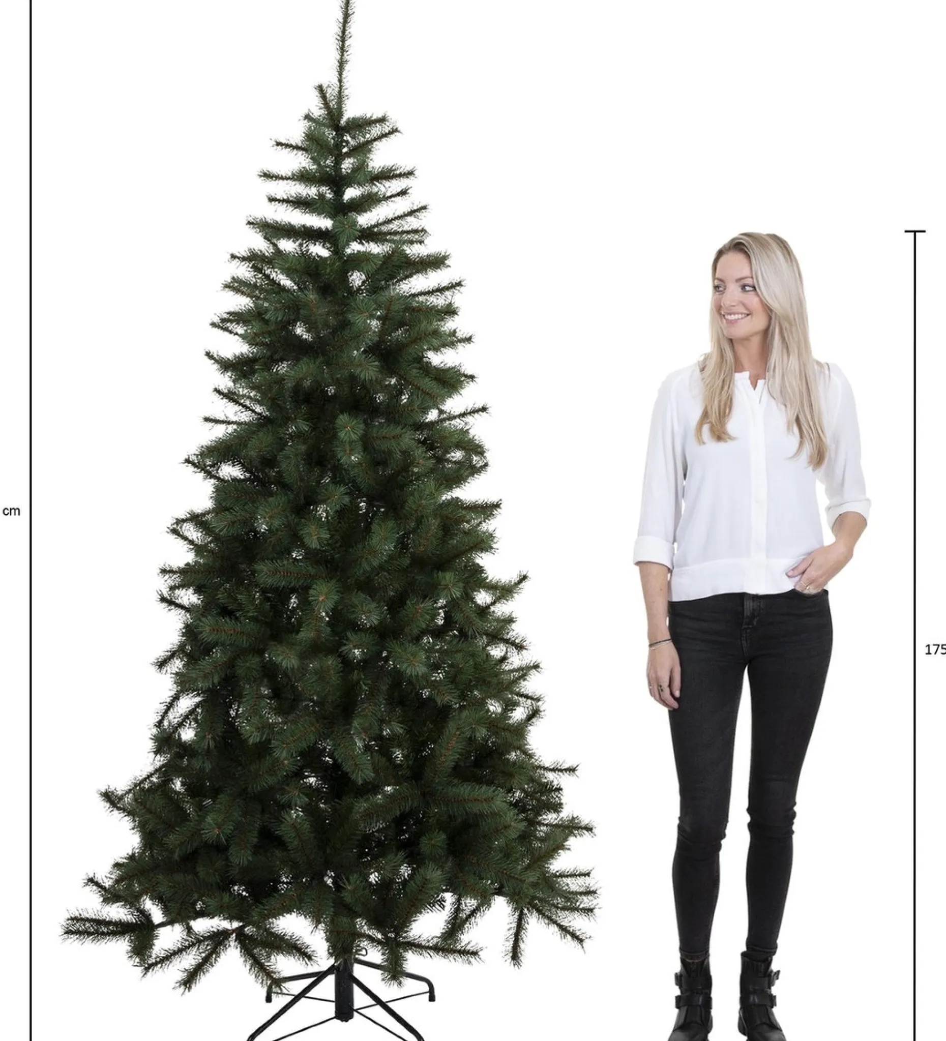 Triumph Tree Kunstkerstbomen^ Tuscan Kunstkerstboom - H230 Cm - Groen
