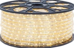 Tronix Lichtslangen^ Led Lichtslang Rol 44M - 3000K 230V - Warm Wit Licht
