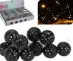 EDM Lichtslangen^Tuin Verlichting Led Zwarte Bollen