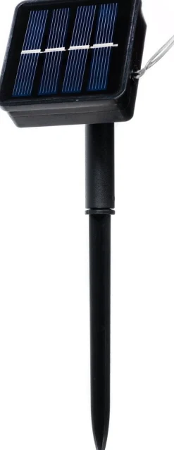 iso trade Lichtslangen^Tuinverlichting - Lichtslinger - Op Zonne- Energie - 6.70M - Multi Kleur - O2Cm - 50 Solar Color Led - Met 8 Standen - Ip65