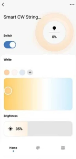 Vellight Lichtslangen^Tuya Led - 15 M - 15 Witte Lampen - Zwarte Draad - Smart
