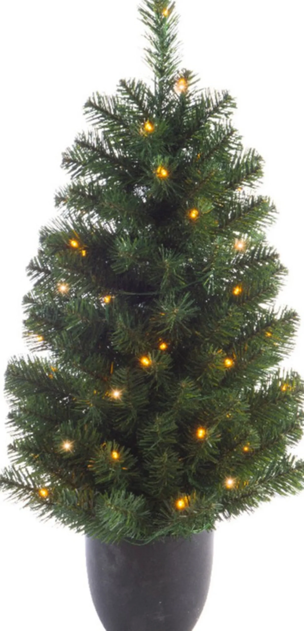 Everlands Kunstkerstbomen^Tweedekans Kunstboom/Kunst Kerstboom - 90 Cm - Met Verlichting
