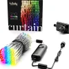 Twinkly Lichtgordijnen^ Curtain – App-Gestuurde Led Gordijn Lichtsnoer Met 210 Rgb + W (16 Miljoen Kleuren + Warm Wit) Led's. 1,5 X 2,1 Meter. Transparante Draad. Binnen En Buiten Slimme Verlichting Decoratie