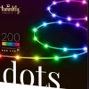 Twinkly Kerstlichtsnoeren^ Twd200Stp-Teu Party-Lichtketting Binnen/Buiten Energielabel: G (A - G) Werkt Op Het Lichtnet Aantal Lampen 200 Led Rgb Verlichte Lengte: 10 M