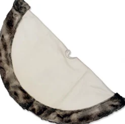 Unique Living Kerstboomstandaarden^ - Cosy Christmas Treeskirt 90Cm O White - Kerstboomkleed