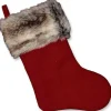 Unique Living | Cosy Christmas Sock Red Cheap