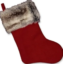 Unique Living | Cosy Christmas Sock Red Cheap