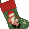 Unique Living | Jolly Christmas Stocking Groen Snowman Fashion