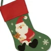 Unique Living | Jolly Christmas Stocking Groen Santa Store