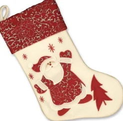 Unique Living | Sock Riga L45 Cm Santa Hot