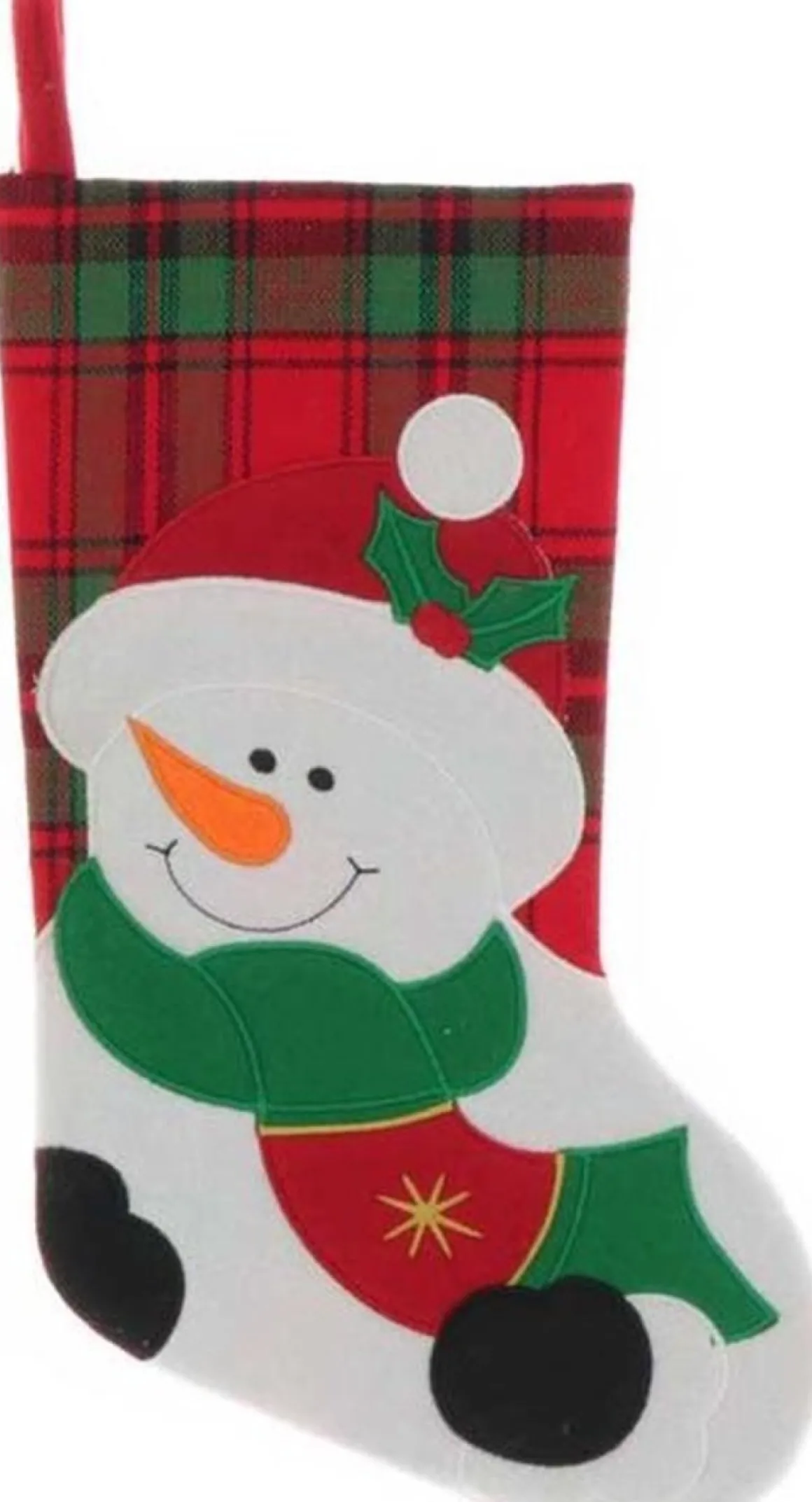 Unique Living | Stocking Daley 46Cm Snowman Clearance