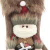 Unique Living | Stocking Vidar 17X34Cm Brown Santa Cheap