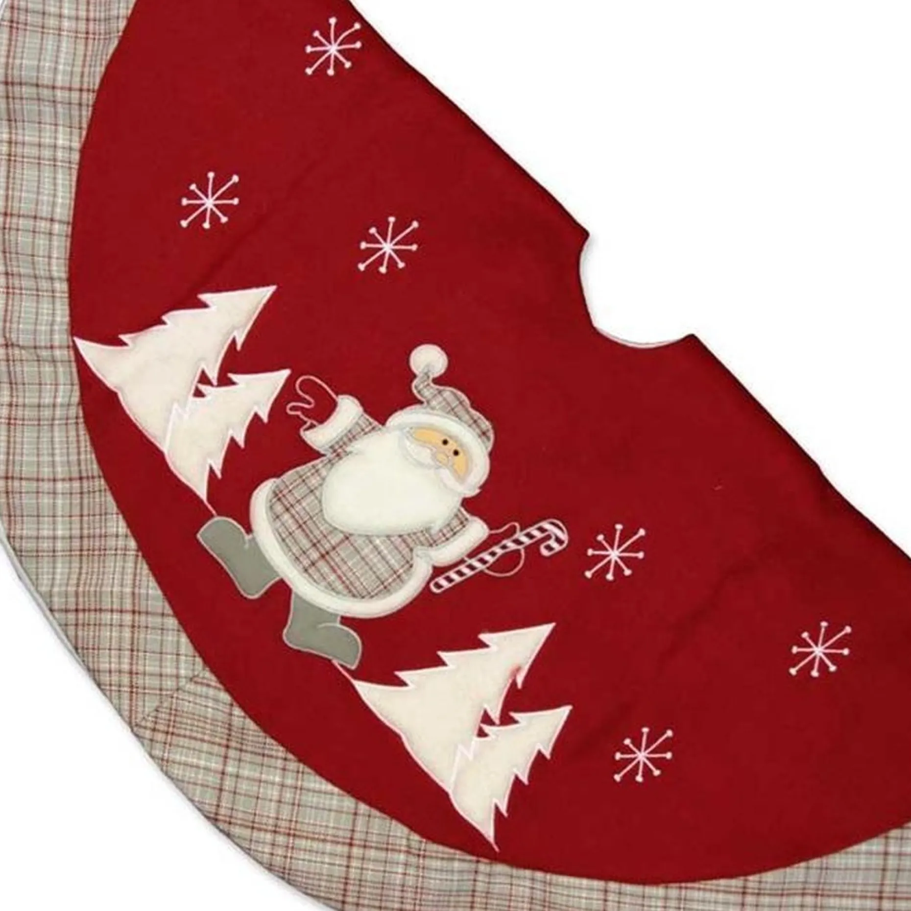 Unique Living Kerstboomstandaarden^ - Tradition Treeskirt 90Cm O - Kerstboomkleed