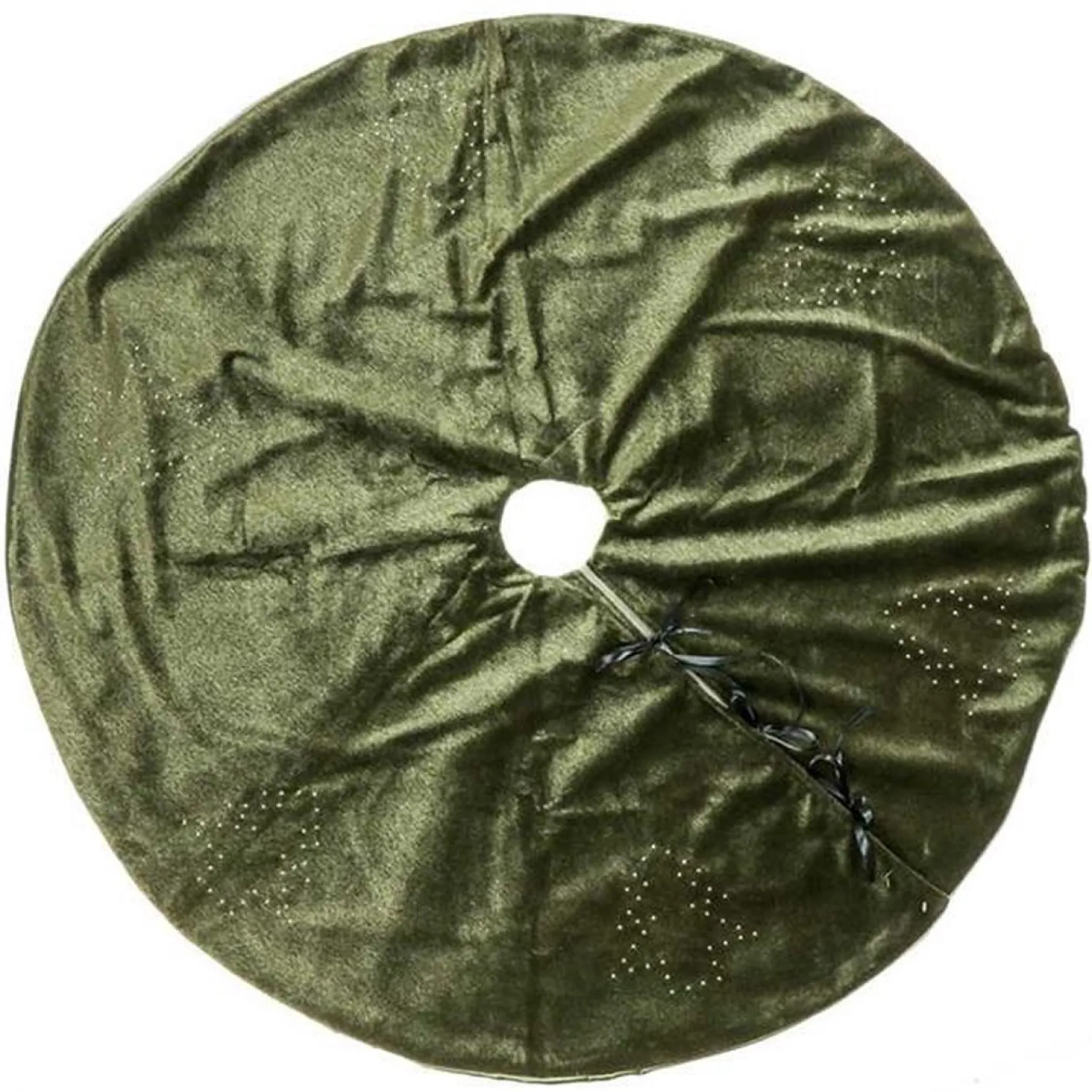 Unique Living Kerstboomstandaarden^ - Treeskirt Navi 120Ocm Dark Green - Kerstboomkleed