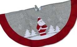 Unique Living Kerstboomstandaarden^ - Treeskirt Santa Party 90Cm O - Kerstboomkleed