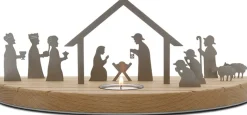 Unoferrum -Silhouette-Kerstgroep-Medium-Edelstaal New