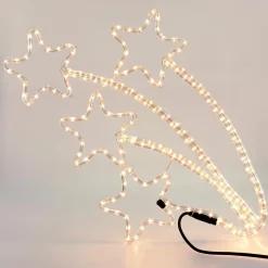 Nampook Verlichte Kerstfiguren^Vallende Sterren Lichtslang - 216 Lampjes - 6 Meter - 84 Cm