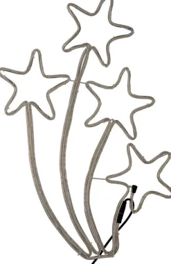 Nampook Verlichte Kerstfiguren^Vallende Sterren Lichtslang - 216 Lampjes - 6 Meter - 84 Cm