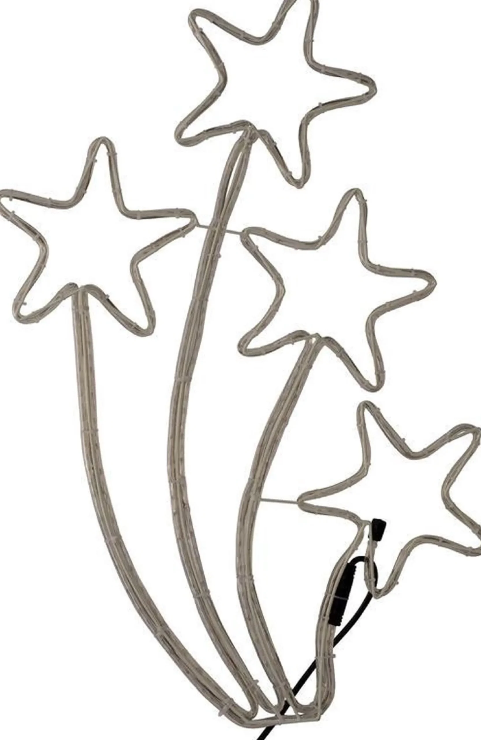 Nampook Verlichte Kerstfiguren^Vallende Sterren Lichtslang - 216 Lampjes - 6 Meter - 84 Cm
