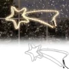 Nampook Verlichte Kerstfiguren^Vallende Sterren - Verlichte Ster - 144 Lampjes - 4M - Metalen Frame