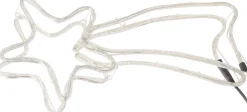 Nampook Verlichte Kerstfiguren^Vallende Sterren - Verlichte Ster - 144 Lampjes - 4M - Metalen Frame