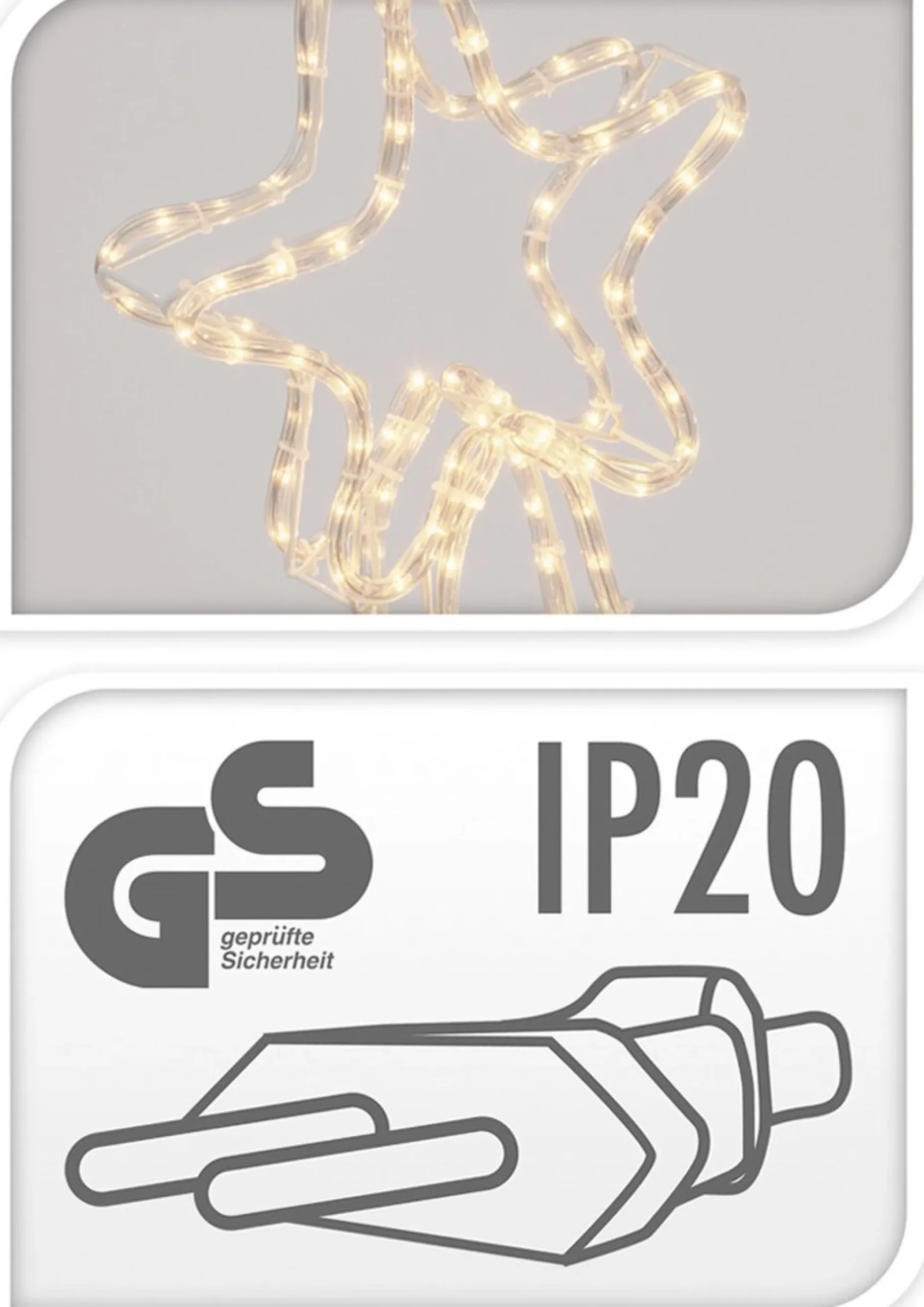 Nampook Verlichte Kerstfiguren^Vallende Sterren - Verlichte Ster - 144 Lampjes - 4M - Metalen Frame