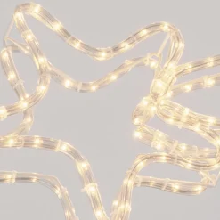 Nampook Verlichte Kerstfiguren^Vallende Sterren - Verlichte Ster - 144 Lampjes - 4M - Metalen Frame