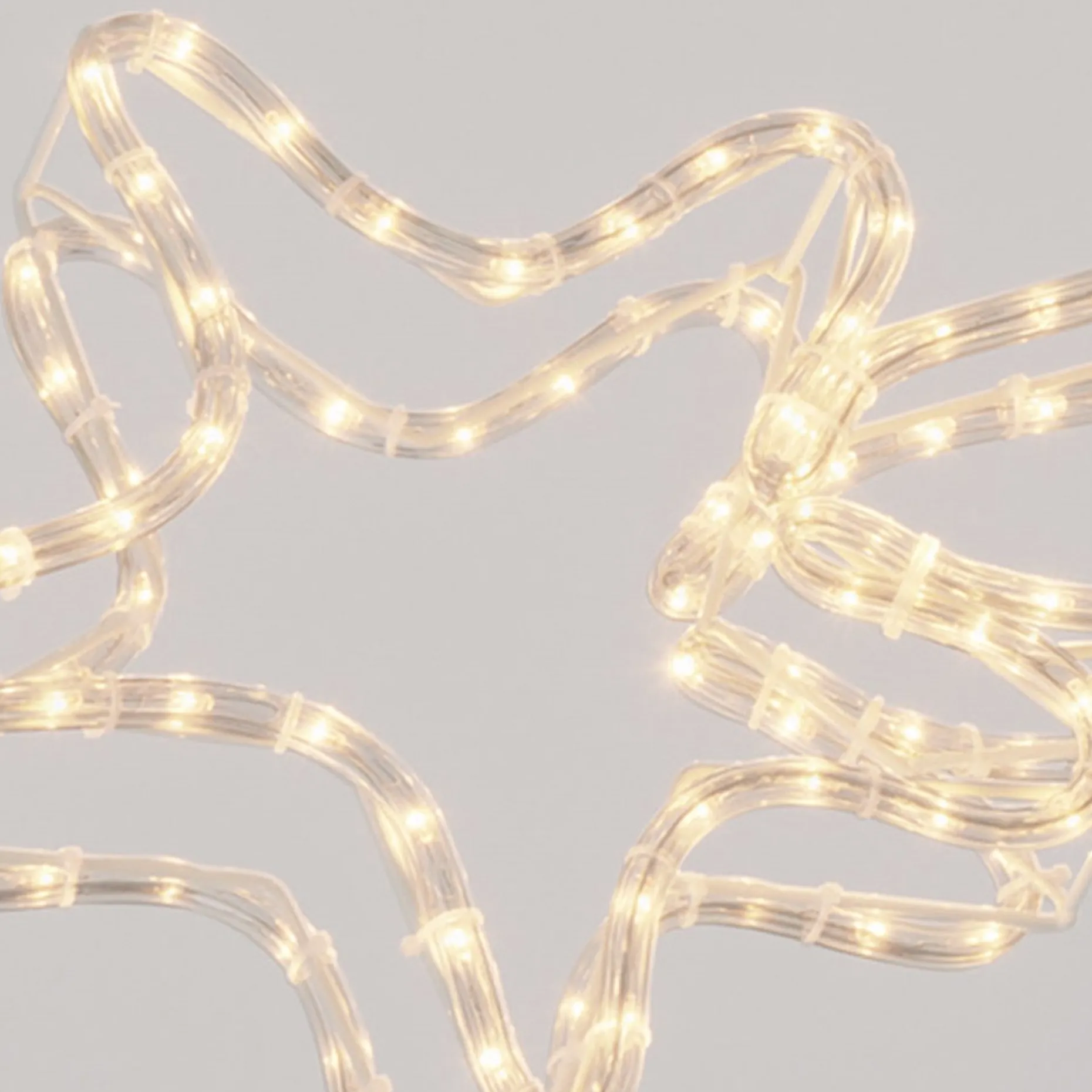 Nampook Verlichte Kerstfiguren^Vallende Sterren - Verlichte Ster - 144 Lampjes - 4M - Metalen Frame