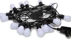 Vellight Lichtslangen^ Tuya Led - 15 M - 15 Meerkleurige Lampen - Zwarte Draad - Smart